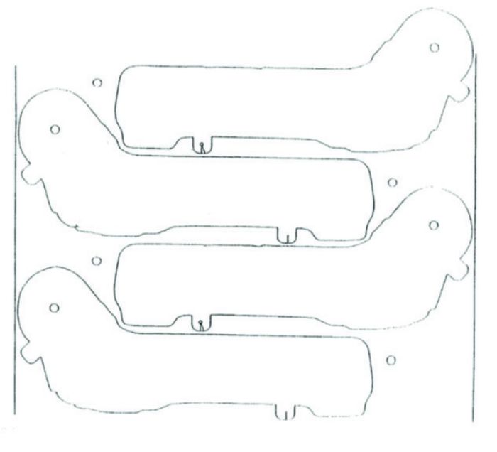 Fig. 3—Blank-fed transfer  (nested blanking die)